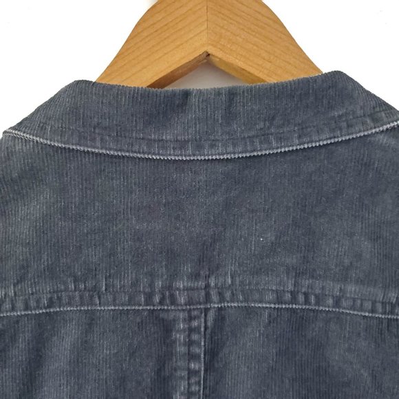 Club Monaco Blue Cotton Textured Blazer - Med - Picture 4 of 13